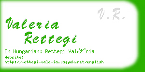 valeria rettegi business card